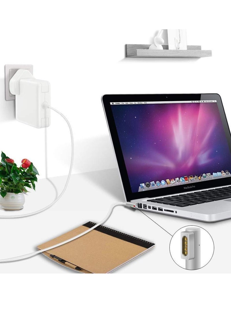 85W Replacement AC Power Adapter Charger L-Tip compatible with MacBook Pro 15/17-inch DC 18.5V-4.6A (Before Mid 2012 Models)  - Image 3