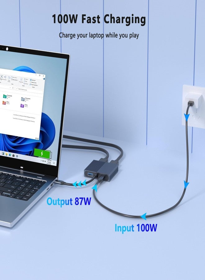Aibilangose USB C to HDMI and DisplayPort Adapter, 4K @60Hz Dual Monitor Adapter for Dell/HP/Mac Laptops, USB Type C to Display Port and HDMI Multiport with USB3.0/PD, USB C Hub, Docking Station Dual Monitor - Image 5