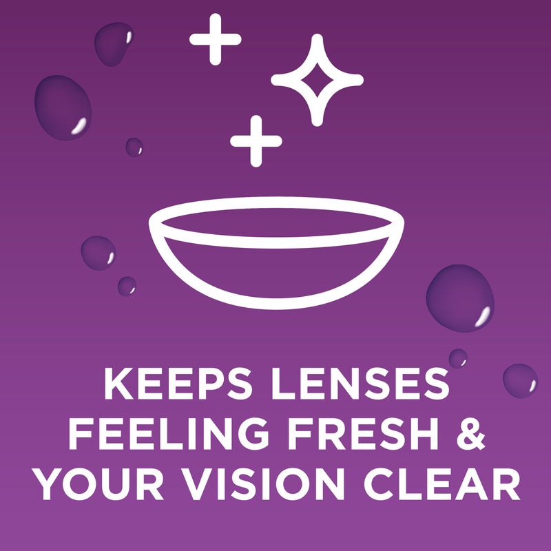 Blink Blink-N-Clean Lens Drops, Rewetting Drops for Contact Lenses, Instant Dry Lens Moisturizing, for Soft & RGP Lenses, 0.5 fl oz  - Image 2