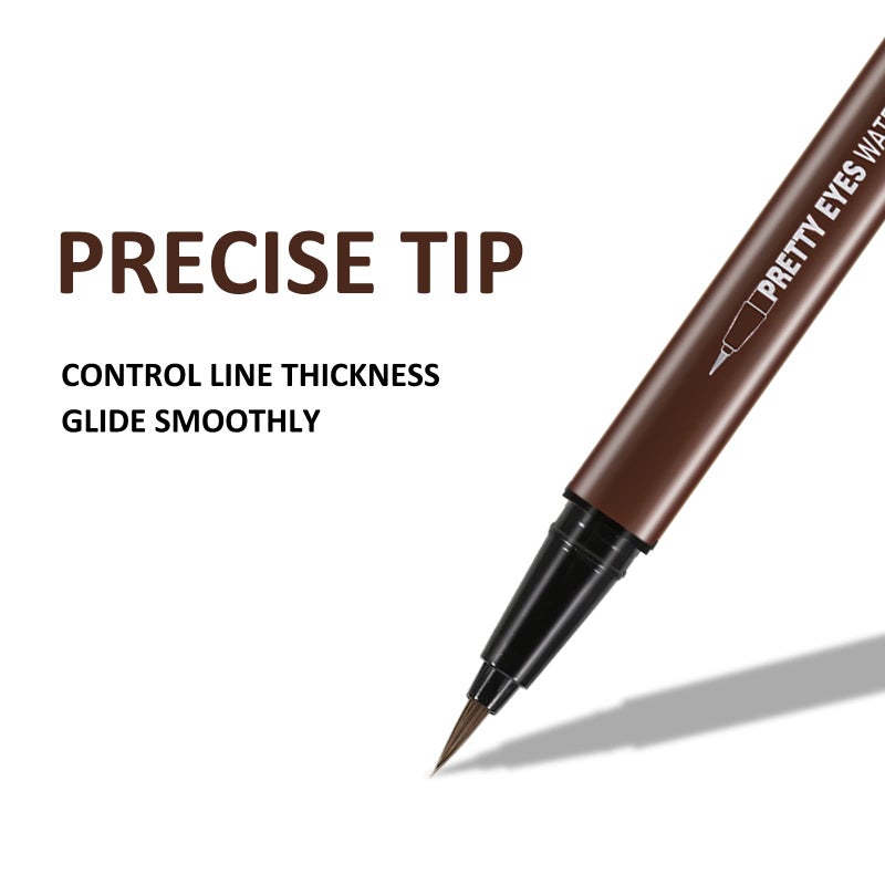 Boobeen Liquid Eyeliner Pen, Matte Eye Liner with Precision Tip, Long Lasting Eyeliner Pencil for Bold Eye Makeup, Glides on Smoothly - Image 2