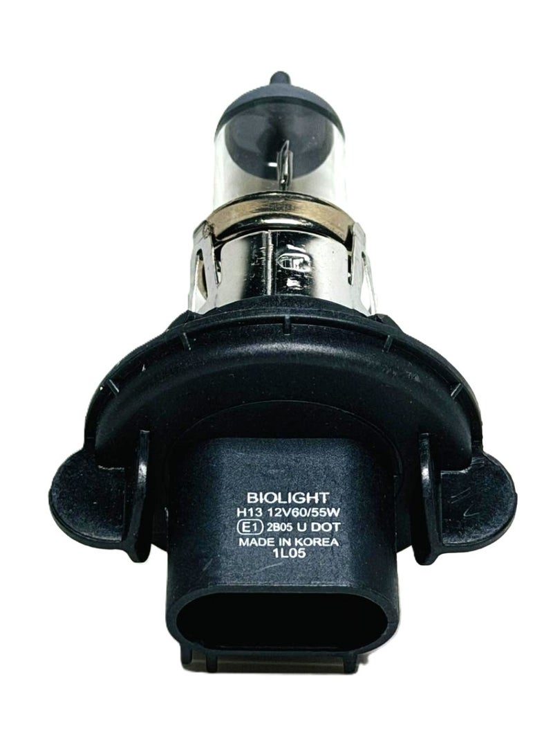 BIOLIGHT H13 / 9008 Headlight Halogen Bulb 12V 60/55W - Image 2