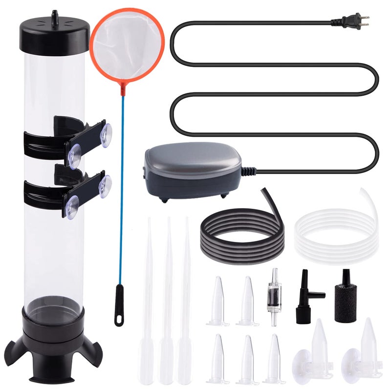 NestBasics Brine Shrimp Hatchery Kits brines Shrimps Eggs Incubator Hatchery brine Shrimp Eggs Incubator Artemia Hatcherying with Silver air Pump - Image 2