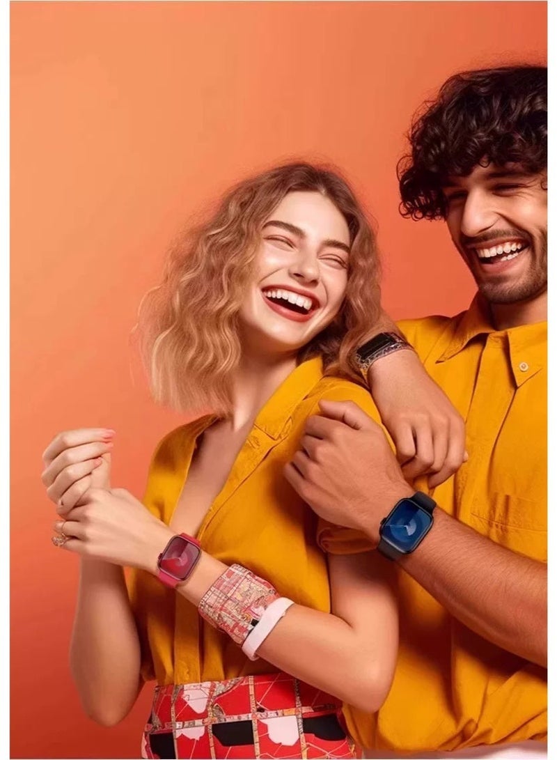 3 قطع حزام ساعة آبل 45 مم 44 مم 42 مم سيليكون بديل لسلسلة iWatch 9/8/7/SE/6/5/4/3/2/1 - Image 5