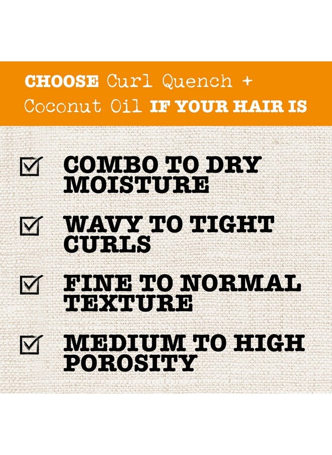 MAUI MOISTURE Curl Quench + Coconut Oil Hydrating Curl Smoothie Creamy Siliconefree Styling Cream For Tight Curls Braids Twistouts & Wash & Go Styles Vegan & Parabenfree 12 Ounce  - Image 4