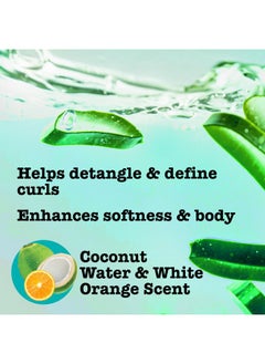 MAUI MOISTURE Curl Quench + Coconut Oil Hydrating Curl Smoothie Creamy Siliconefree Styling Cream For Tight Curls Braids Twistouts & Wash & Go Styles Vegan & Parabenfree 12 Ounce  - Image 3