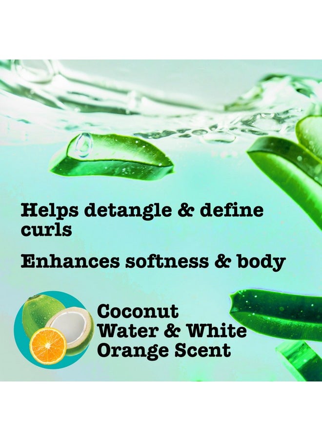 MAUI MOISTURE Curl Quench + Coconut Oil Hydrating Curl Smoothie Creamy Siliconefree Styling Cream For Tight Curls Braids Twistouts & Wash & Go Styles Vegan & Parabenfree 12 Ounce  - Image 3