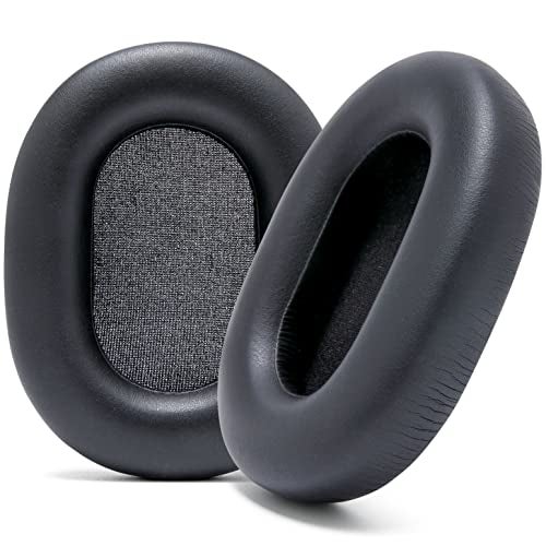WC PadZ XM5 Thick Earpads by Wicked Cushions for Sony WH1000XM5 Headphones Soft PU Leather Extra Thick NoiseIsolating Memory Foam Black - Image 1