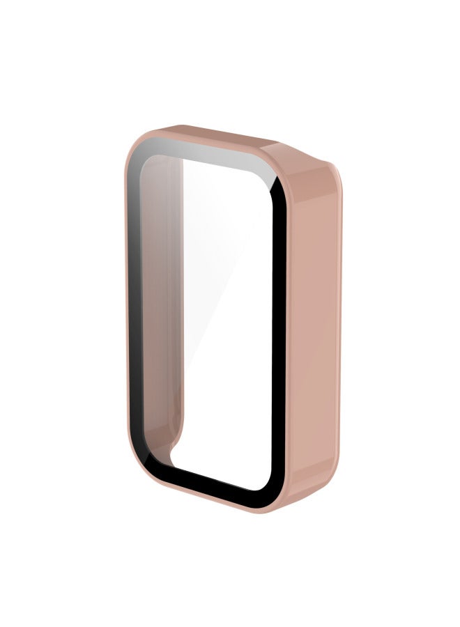Loquat Red Bracelet PRO Protective Shell Redmi Band Pro One-piece PC Tempered Film Hard Shell-Color:Sakura Powder  - Image 1