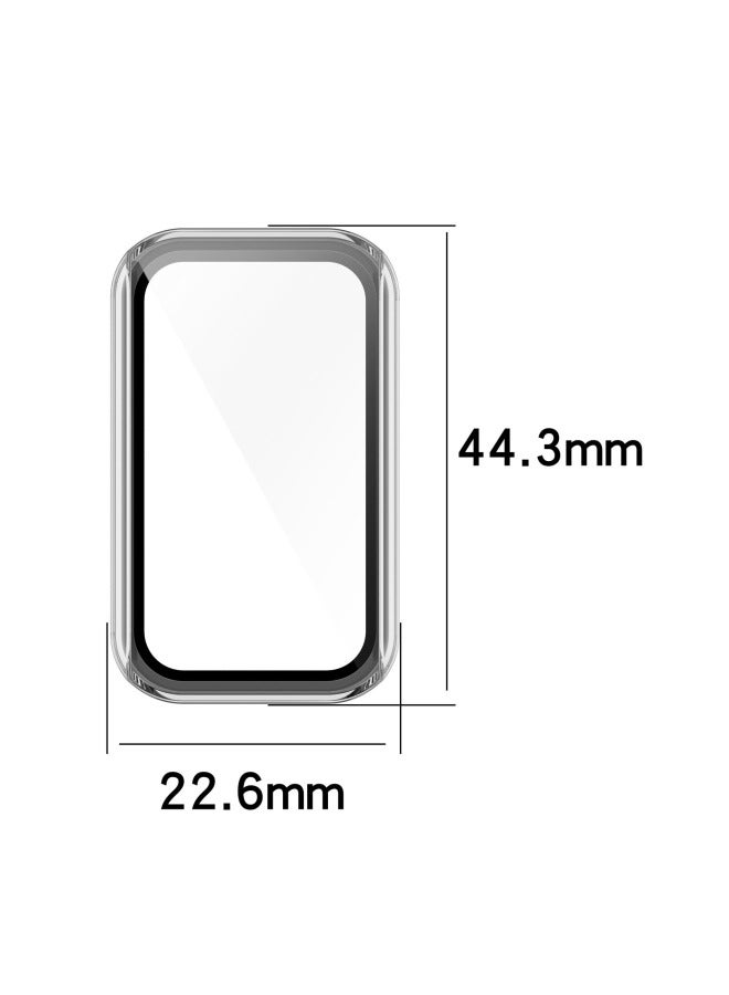 Loquat Red Bracelet PRO Protective Shell Redmi Band Pro One-piece PC Tempered Film Hard Shell-Color:Sakura Powder  - Image 5