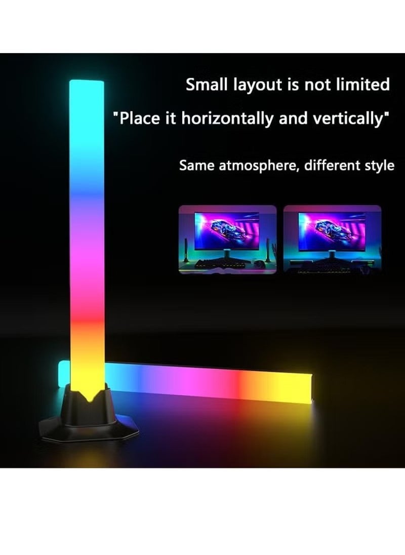 صندوق العاب شريط إضاءة RGB، أشرطة إضاءة LED IC RGB لمزامنة الموسيقى، إضاءة محيطة تعمل عبر USB، إضاءة خلفية متغيرة لتلفزيون الألعاب لغرفة الكمبيوتر والمكتب  - Image 2