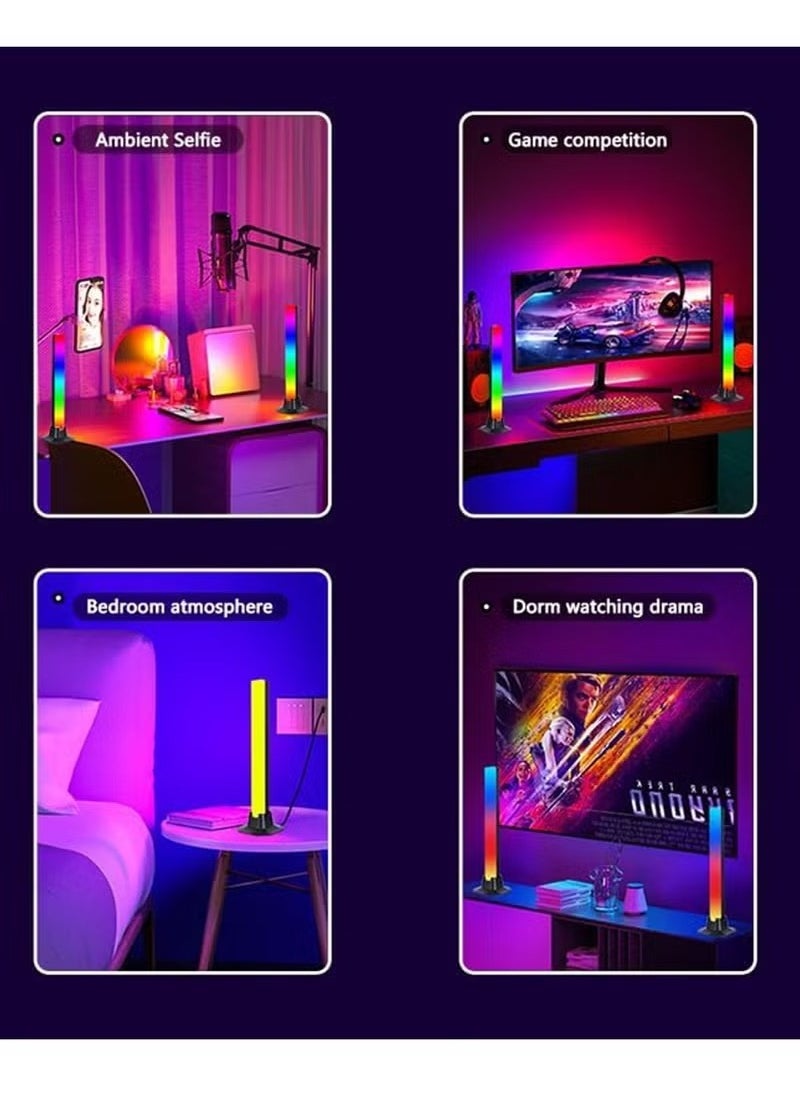 صندوق العاب شريط إضاءة RGB، أشرطة إضاءة LED IC RGB لمزامنة الموسيقى، إضاءة محيطة تعمل عبر USB، إضاءة خلفية متغيرة لتلفزيون الألعاب لغرفة الكمبيوتر والمكتب  - Image 5
