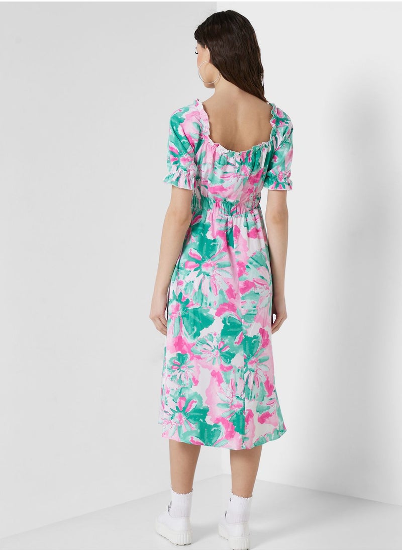 Ginger - Floral Print Dress - Image 1