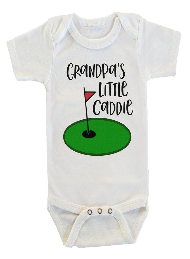Grandpa's Little Caddie Golf Golfing Onesie/Bodysuit (0-3 months)
