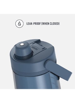 THERMOS Alta Series Soft Grip Carry Handle Hydration Water Bottle With Spout Slate 40 Oz Tp4349Db6  - Image 2