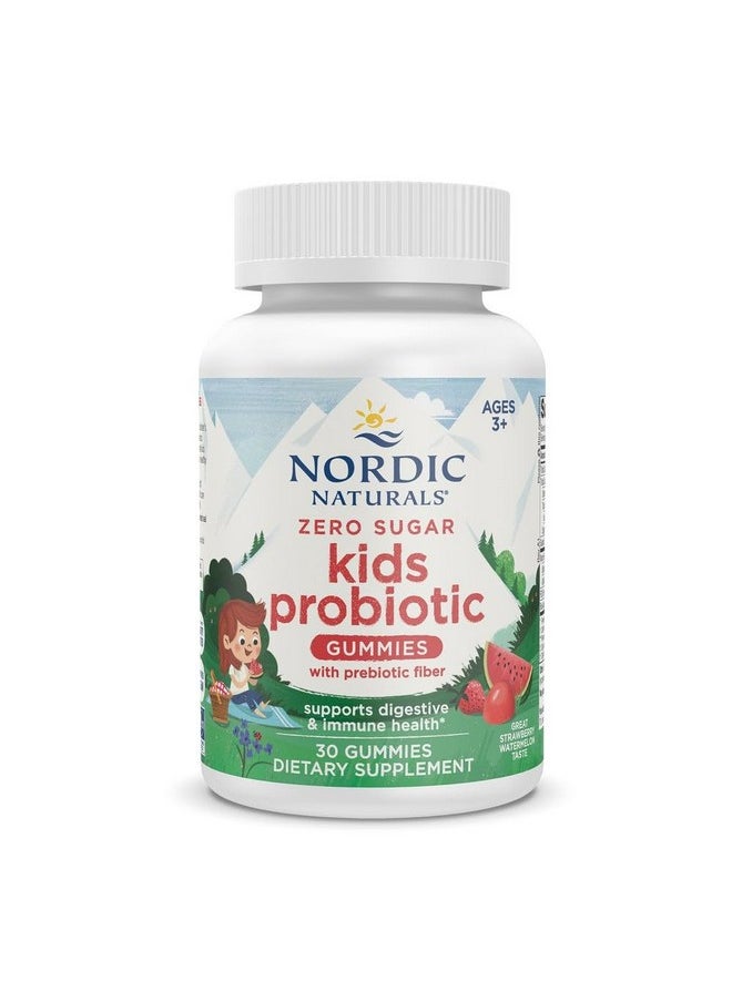 Nordic Naturals Zero Sugar Kids Probiotic Gummies - Strawberry Watermelon Flavor - 30 Gummies - Supports Digestive Wellness & Immune Health - Non-GMO - Third Party Tested - Vegan - 30 Servings - pzsku/ZF0E2836F2E53C1BE05D2Z/45/_/1735908009/be574325-b56b-4b44-b6b1-a6563b27d5f6