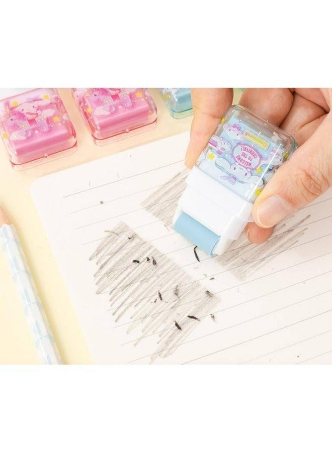 GGEROU 20Pcs Sanrio Roller Eraser Kawaii Students Stationery Cartoon Cute Kids Eraser Rubber School Office Supplies - Image 3