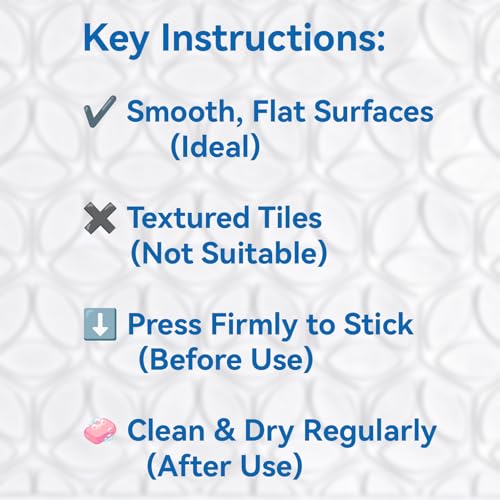 WRISIN Bathtub Mat Non Slip with Suction Cups - 100% Rubber Bathroom Mat Textured for Bath Tub Shower Safety - Soft on Touch - BPA/PVC Free - Pet Dog Bath Mat - Machine Washable - 16 × 28 Inch（White） - Image 5