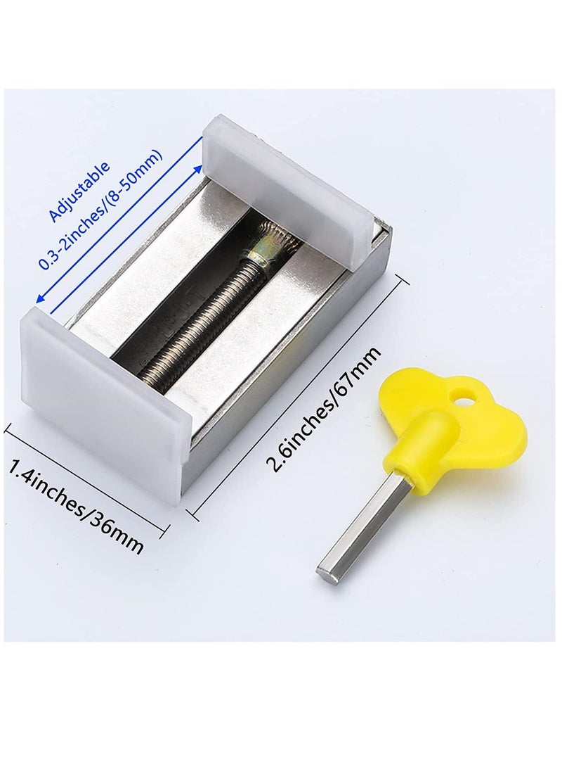 Window Locks,1 Sets Window Locks Security Door Stopper Window Security Aluminum Sliding Window Locks  - Image 2