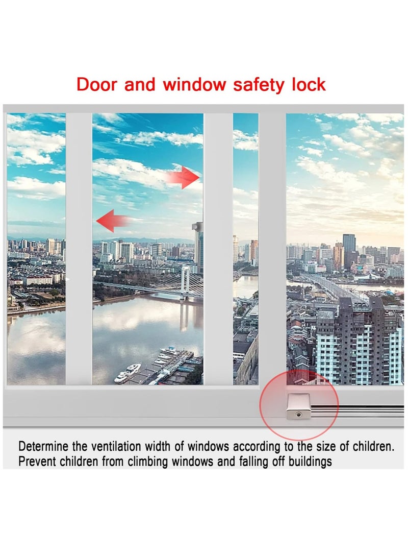 Window Locks,1 Sets Window Locks Security Door Stopper Window Security Aluminum Sliding Window Locks  - Image 5