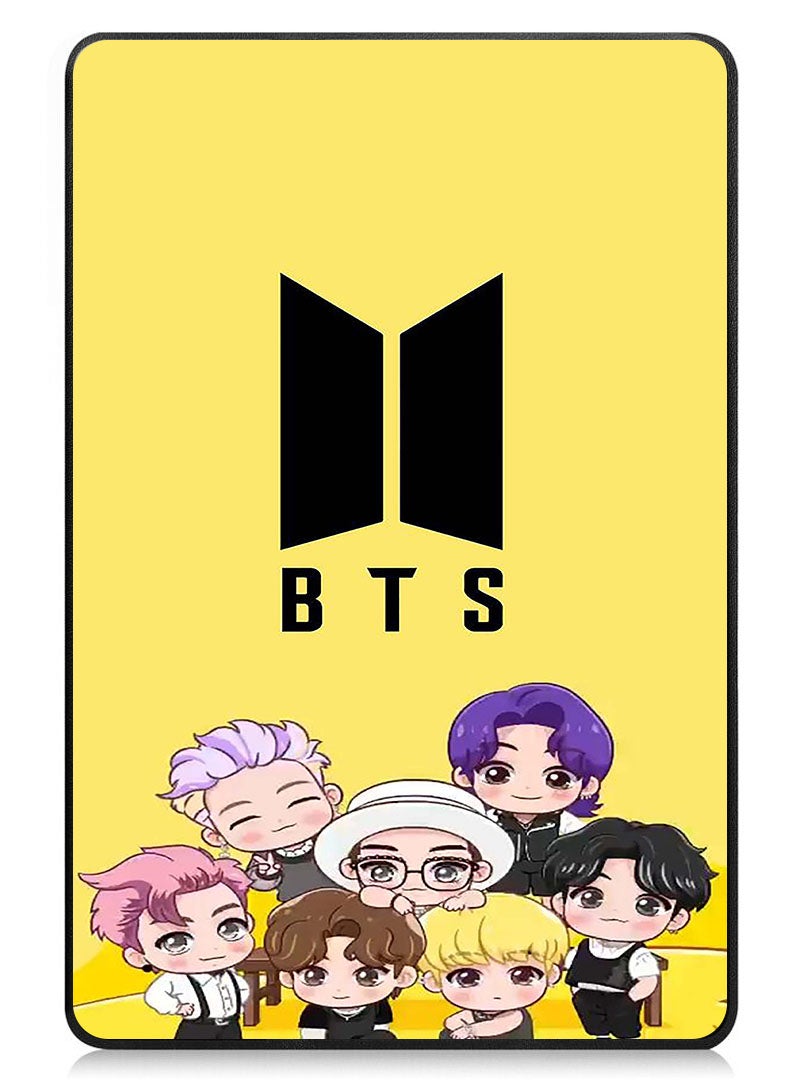 Theodor Protective Flip Case For Samsung Galaxy Tab S9 FE Plus With Trifold Stand Auto Wake Sleep Shockproof Cover BTS - Image 1