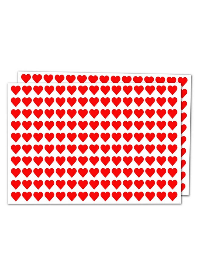 TownStix 3000 قطعة من ملصقات القلب الأحمر مقاس 0.5 بوصة - Image 2