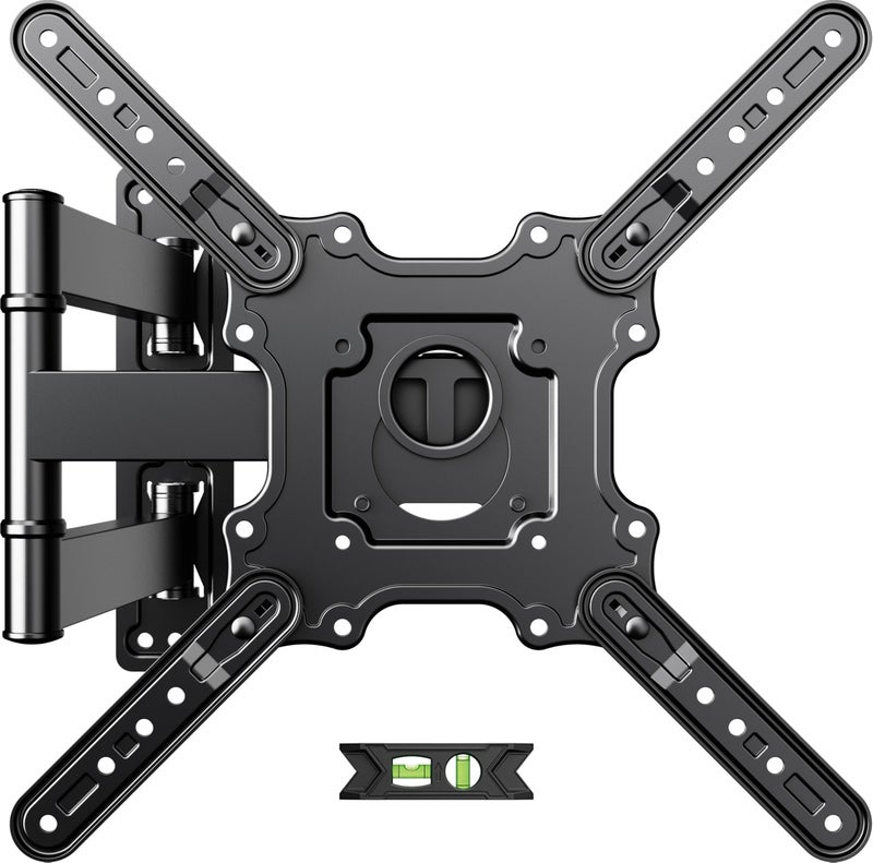 USX MOUNT USX MOUN TV Wall Mount for Most 26-60 Inch TVs up to 77 lbs, Full Motion Wall Mount TV Bracket with Swivel Tilt Single Stud Design for Corner, Max VESA 400x400mm fit Most 32 40 42 43 50 55 60 TVs - Image 1