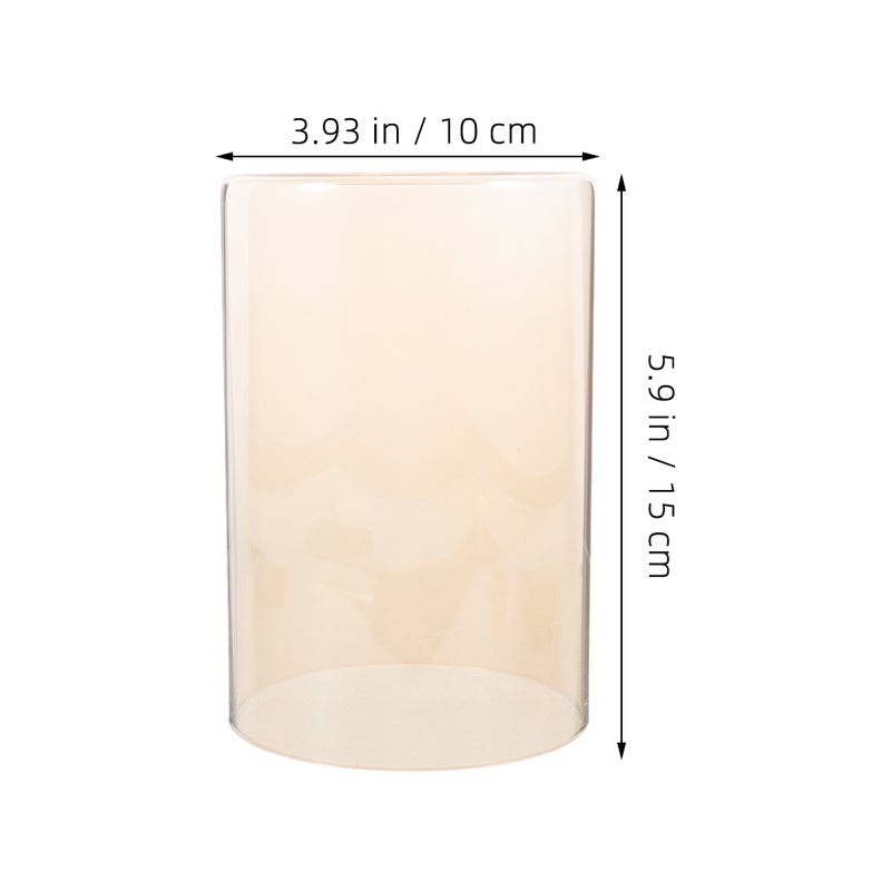 Glass Lampshade Rustic Amber Lampshade Small Lamp Shades Glass Cylinder Shades Cover for light Pendant Wall Sconces - Image 4