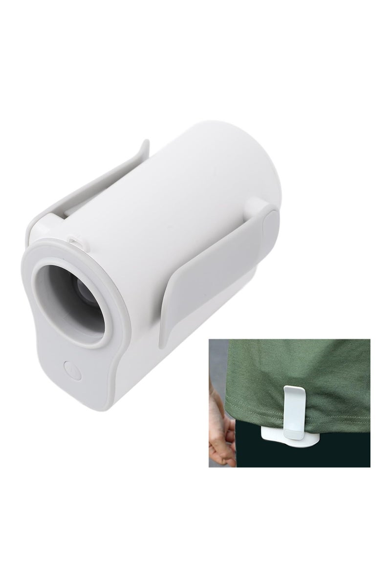 FEND Adjustable Portable Waist Fan with 4000mAh Rechargeable Battery – USB Clip-On Neck Cooling Fan for Outdoor Activities, Camping, Travel, and Sports – Ultra Quiet, Lightweight, White Design for Hands-Free Cooling Anywhere Anytime - Image 2