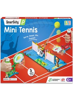 Smartivity Smartivity Tabletop Tennis Game Kit for Kids 6 to 12, 2-Player STEM Toy with Mechanical Rackets & Scoreboard, Birthday Gift for Boys & Girls Age 6,7,8,9,10,11,12,13,14 Years, Table Tennis  - Image 1