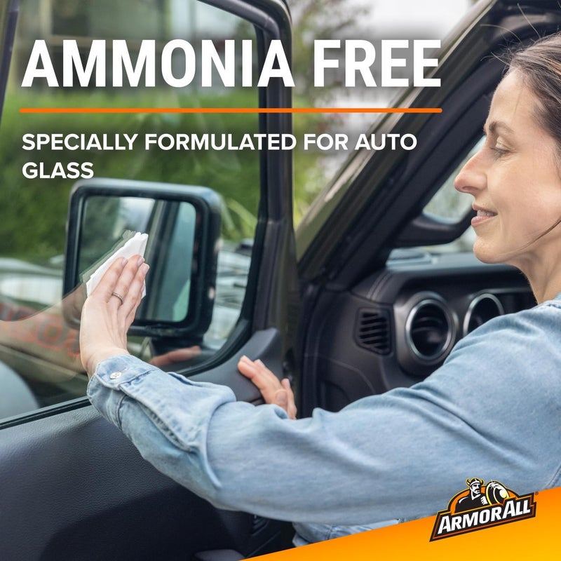 Armor All Glass Wipes - Biodegradable Cleaning Wipes for Car Windows (20 Count) - Image 3