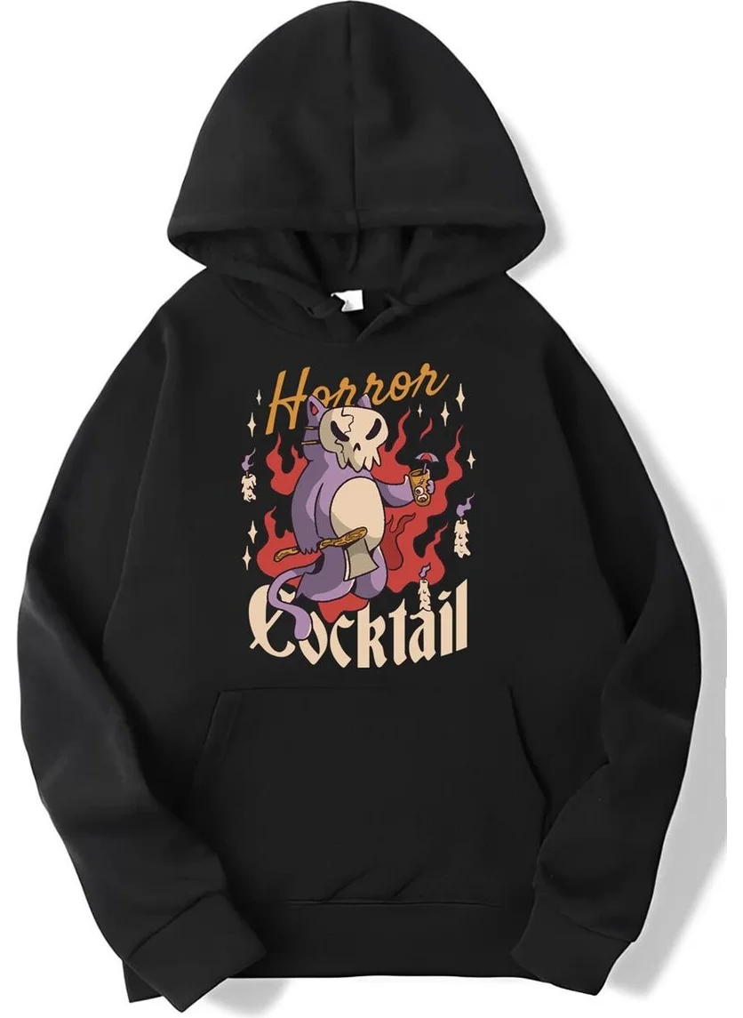 BRZ Collection Oversize Halloween Cocktail Hoodie