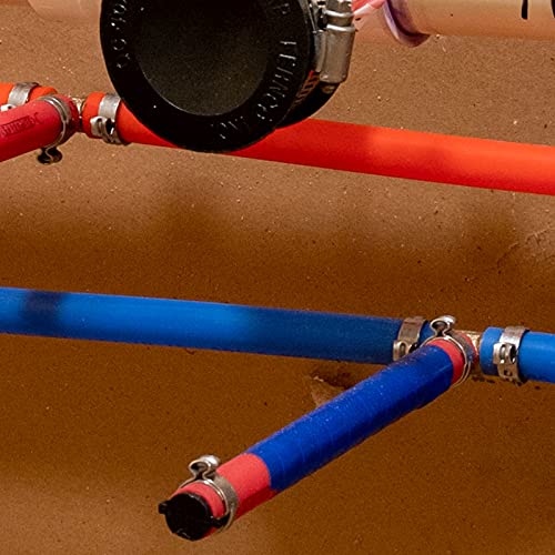 IWISS PEX Cinch Clamp Crimping Tool for Stainless Steel Clamps from 3/8-inch to 1-inch with Calibration Gauge 20pcs 1/2-inch and 10 pcs 3/4-inch Clamps Suit ASTM F2098 Standards - Image 5