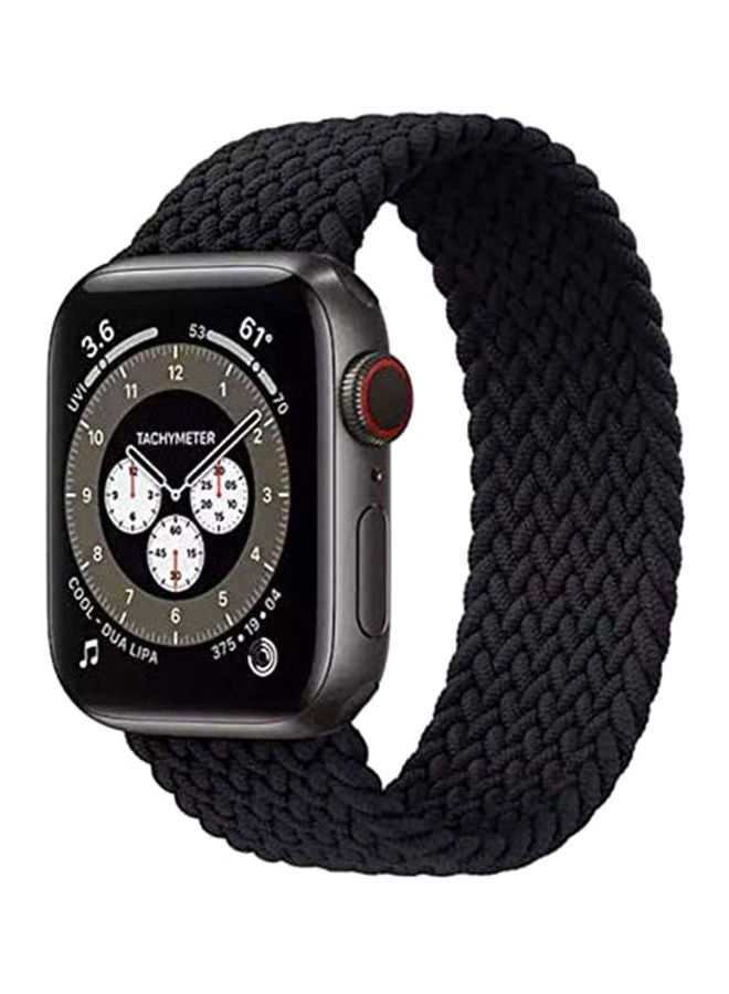 NIBEMINENT Elastic Bracelet For iwatch Series 6 Black  - Image 1