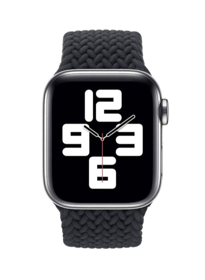NIBEMINENT Elastic Bracelet For iwatch Series 6 Black  - Image 2