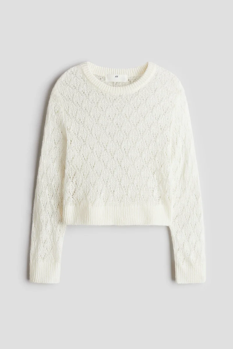 H&M Pointelle-knit jumper