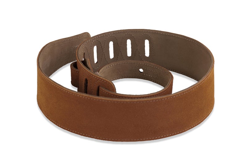 Levy's MS26 2.5" Hand-brushed Suede Guitar Strap, Copper - Image 2