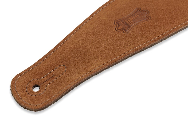 Levy's MS26 2.5" Hand-brushed Suede Guitar Strap, Copper - Image 4