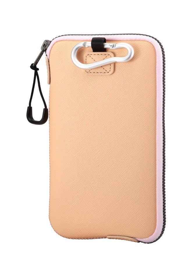 OneJoy Phone Sleeve Lightweight Cell Phone Pouch for Mobile Protection, Slim Fit and Durable, with Clip-on for Easy Carrying, Enough for 6.1" to 6.9" Phone [ Orange ] - Image 1