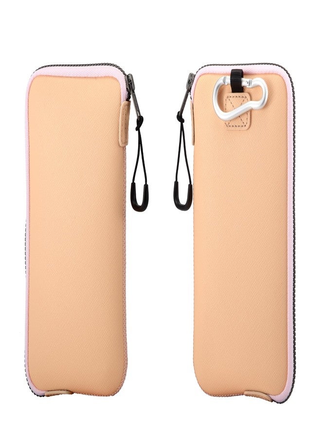 OneJoy Phone Sleeve Lightweight Cell Phone Pouch for Mobile Protection, Slim Fit and Durable, with Clip-on for Easy Carrying, Enough for 6.1" to 6.9" Phone [ Orange ] - Image 3