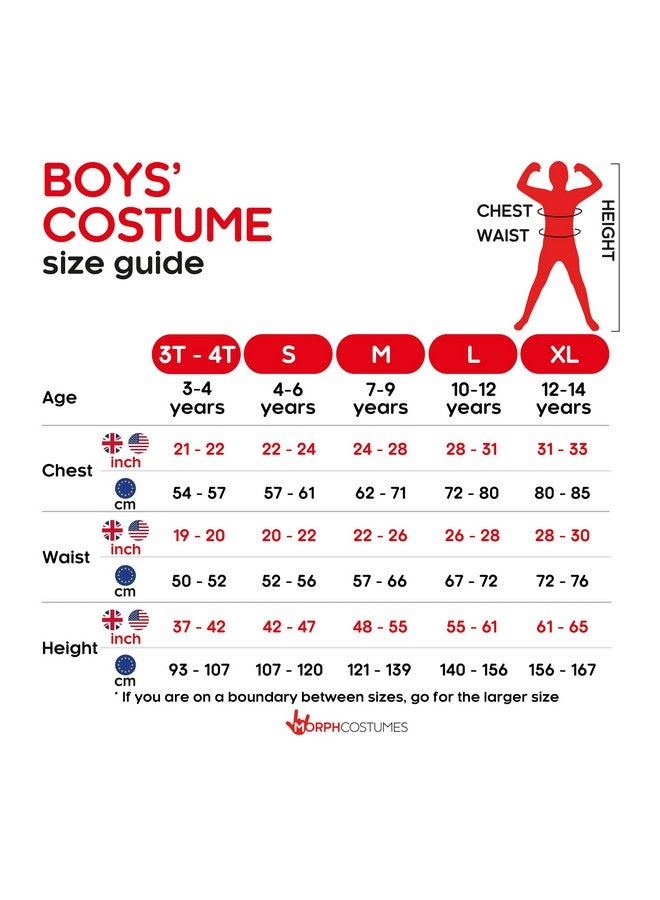 MORPH زي مصاص دماء للأطفال من مرف، زي هالوين، ملابس مخيفة للأولاد الصغار، زي ممتع، 7-9 سنوات - Image 5