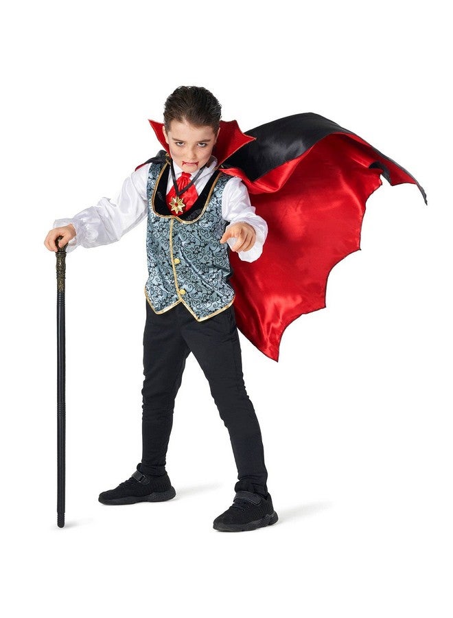 MORPH زي مصاص دماء للأطفال من مرف، زي هالوين، ملابس مخيفة للأولاد الصغار، زي ممتع، 7-9 سنوات - Image 1