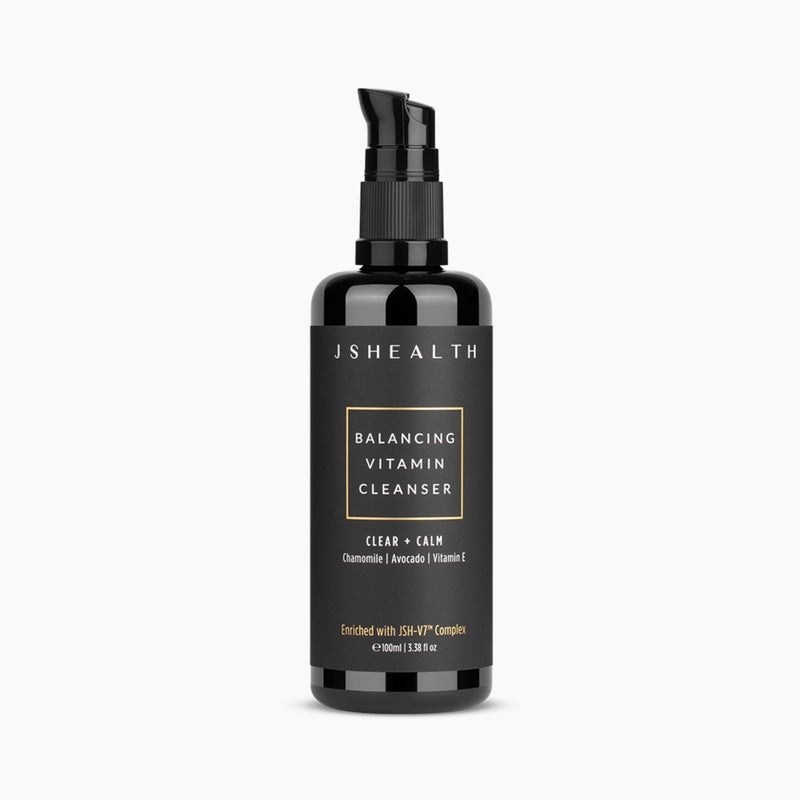 JSHealth Facial Cleanser - Gentle Face Cleanser and Face Wash for Women and Men with Vitamins C & E, Avocado Oil, & Chamomile - Image 1