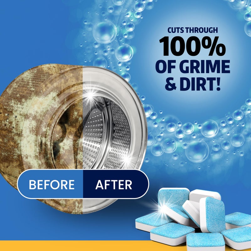 Bright Choice Washing Machine Cleaner Tablets 24 Pack - Deep Cleaning Tablets for Front & Top Load, Works With HE Washers, Removes Residue, Odor & Pet Hair - 12 Month Supply of Washer Cleaner Descalers, Septic Safe - Image 5
