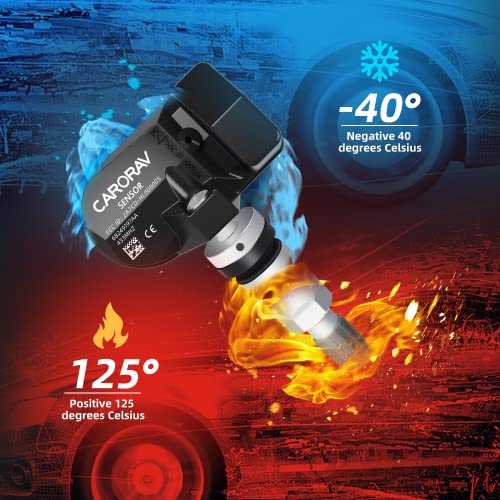 CARORAV TPMS Sensor, 434MHz Tire Pressure Monitoring System Sensor TPMS fit for 14-22 Jeep Cherokee Dodge RAM 1500 2500 3500 4500, Replaces# 68249197AA,4-Pack - Image 4