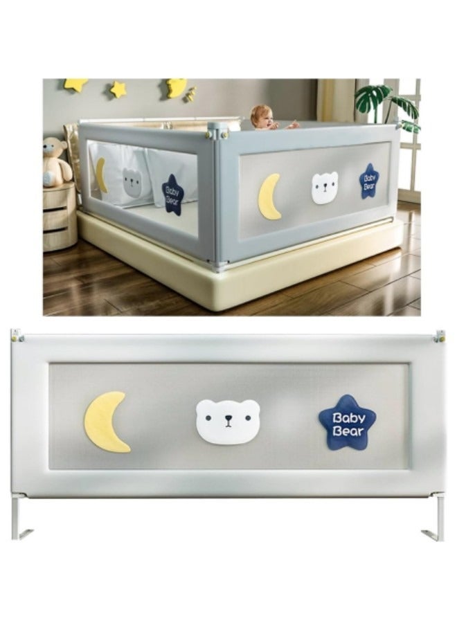 Bed Guard Rail for kids,Toddler Extra Long Bed Guard Rail,Universal Baby  Children Rail 2m  - Image 1