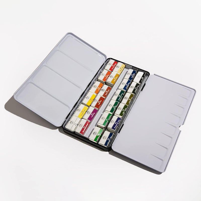 Mungyo Gallery Professional Water Color Pan Set of 24 Colors (Full Size) - Image 3