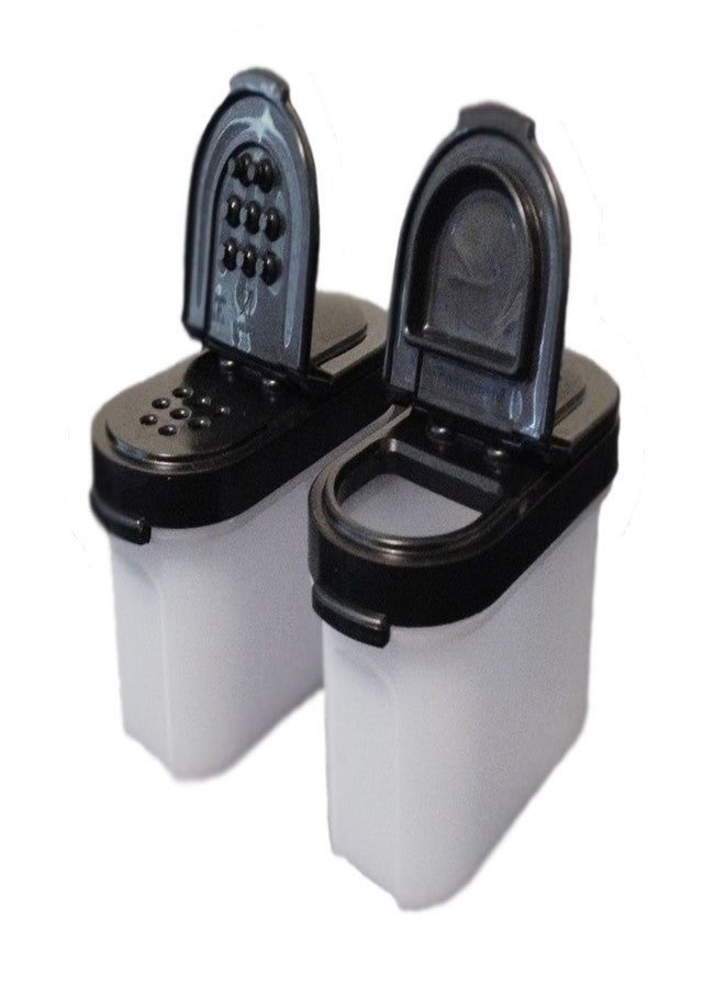 Tupperware Modular Mates Spice Shakers Small Set of 2 Black Seals - Image 1
