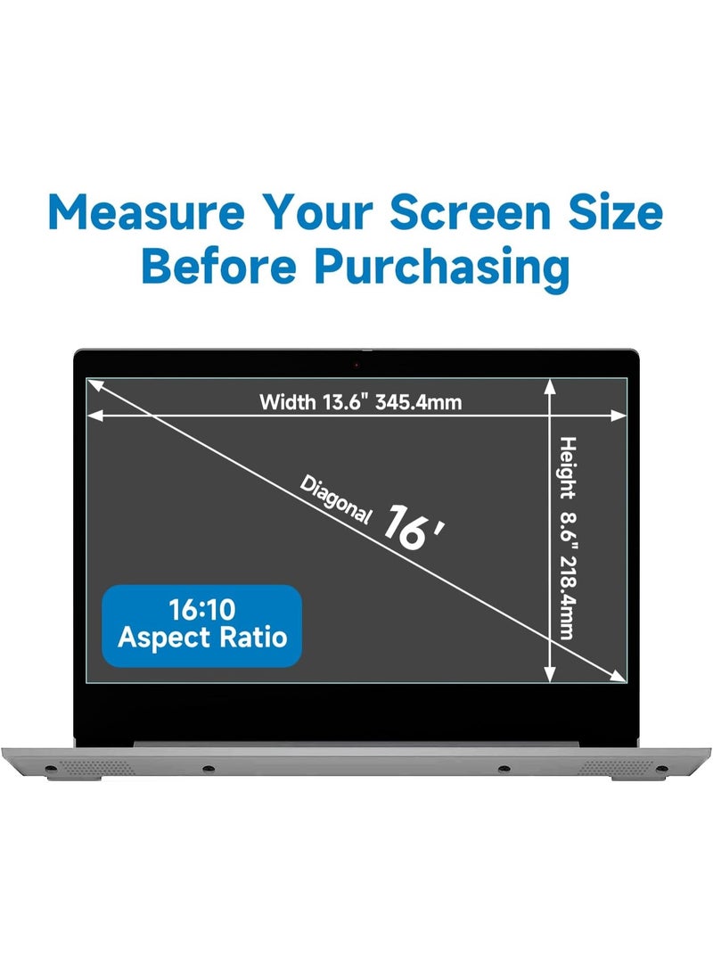 1Pack 16 inch Anti Blue Light Screen Protector, Eye Protection Anti Glare & Blue Light Blocking Screen Filter Compatible with All 16" Laptops with 16:10 Aspect Ratio - Image 5