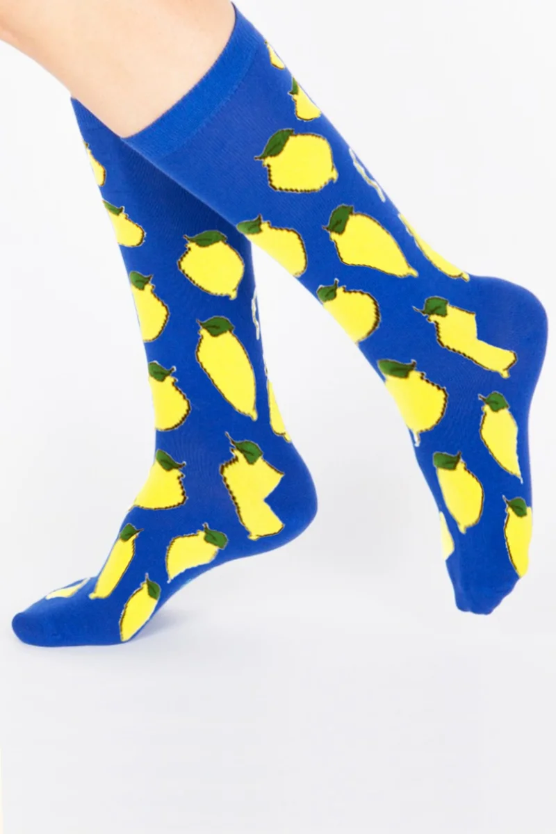Esinti Men's Socks Women's Socks Long Colorful Patterned Socks Cheerful Socks 4 Pieces