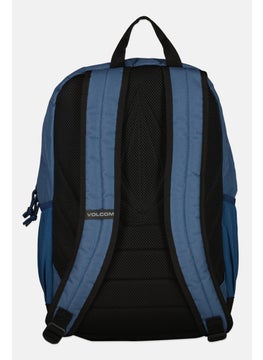 Volcom Men Textured Brand Logo Bag Pack 44 H x 37 L x 16 W cm, Blue  - Image 2